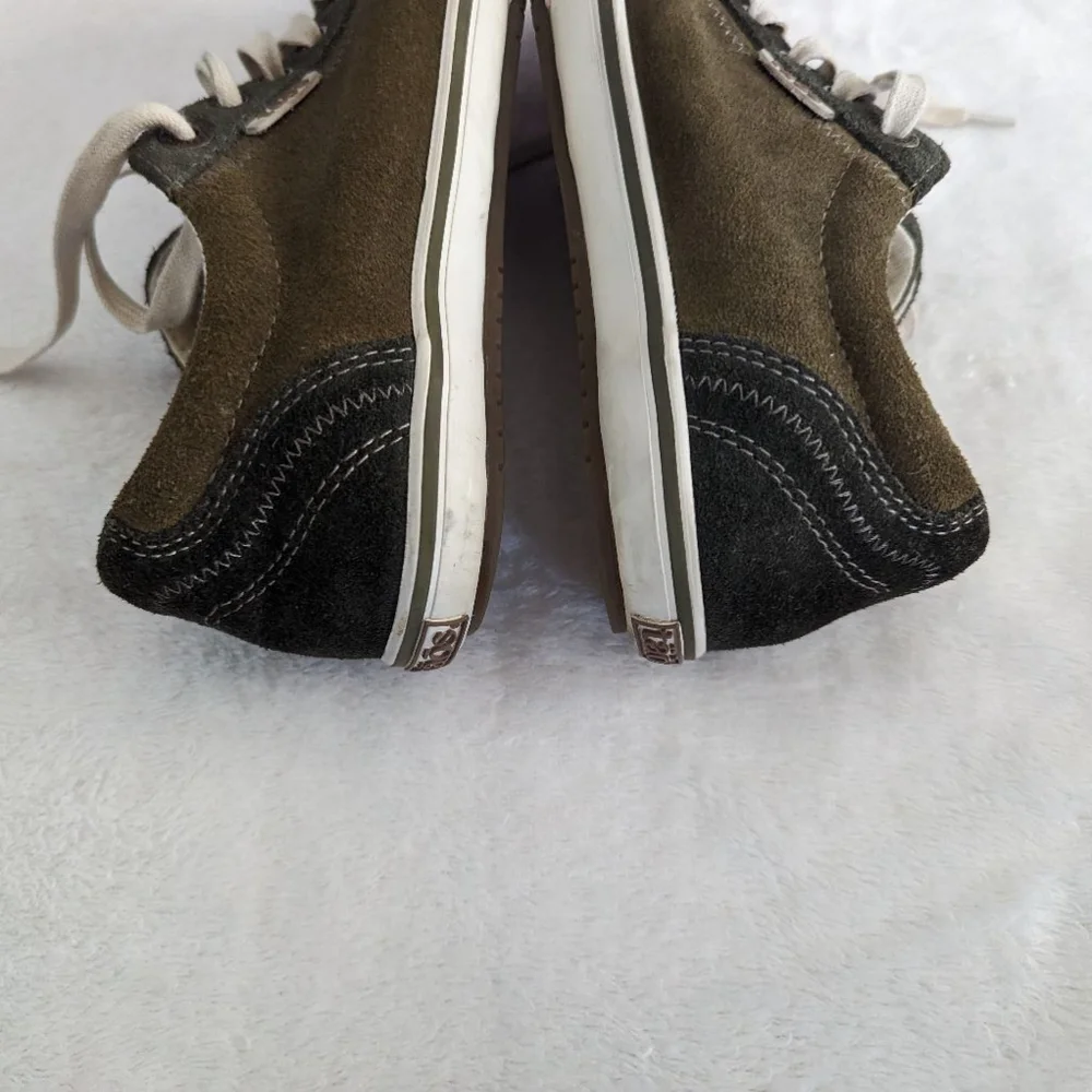Taos Retrostar Green Suede Sneakers